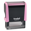 4912 Trodat Printy 4912 Self Inking Text Stamp Pastel Rose, 47x18mm, Replacement inkpad 6/4912